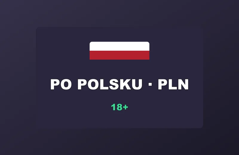 Karta casino Ritzo z napisem Po polsku · PLN i oznaczeniem 18+